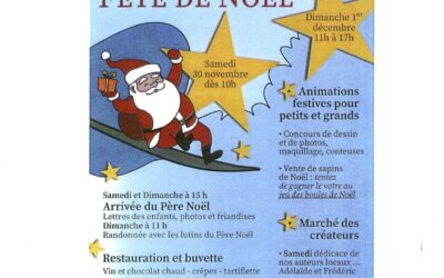 🎄 Geffosses – Fête de Noël 🎅 Samedi 30 novembre dès 10h et Dimanche 1er décembre de 11h à 17h